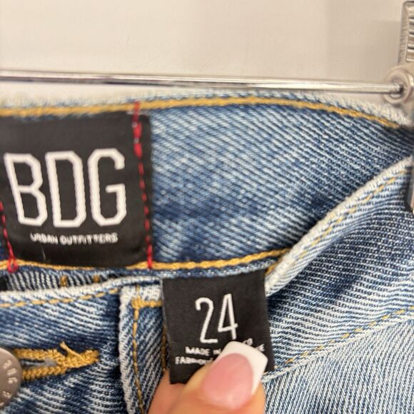 BDG Urban Outfitters High Rise Bootcut Distressed Jeans Women’s Size 24 - Picture 6 of 13